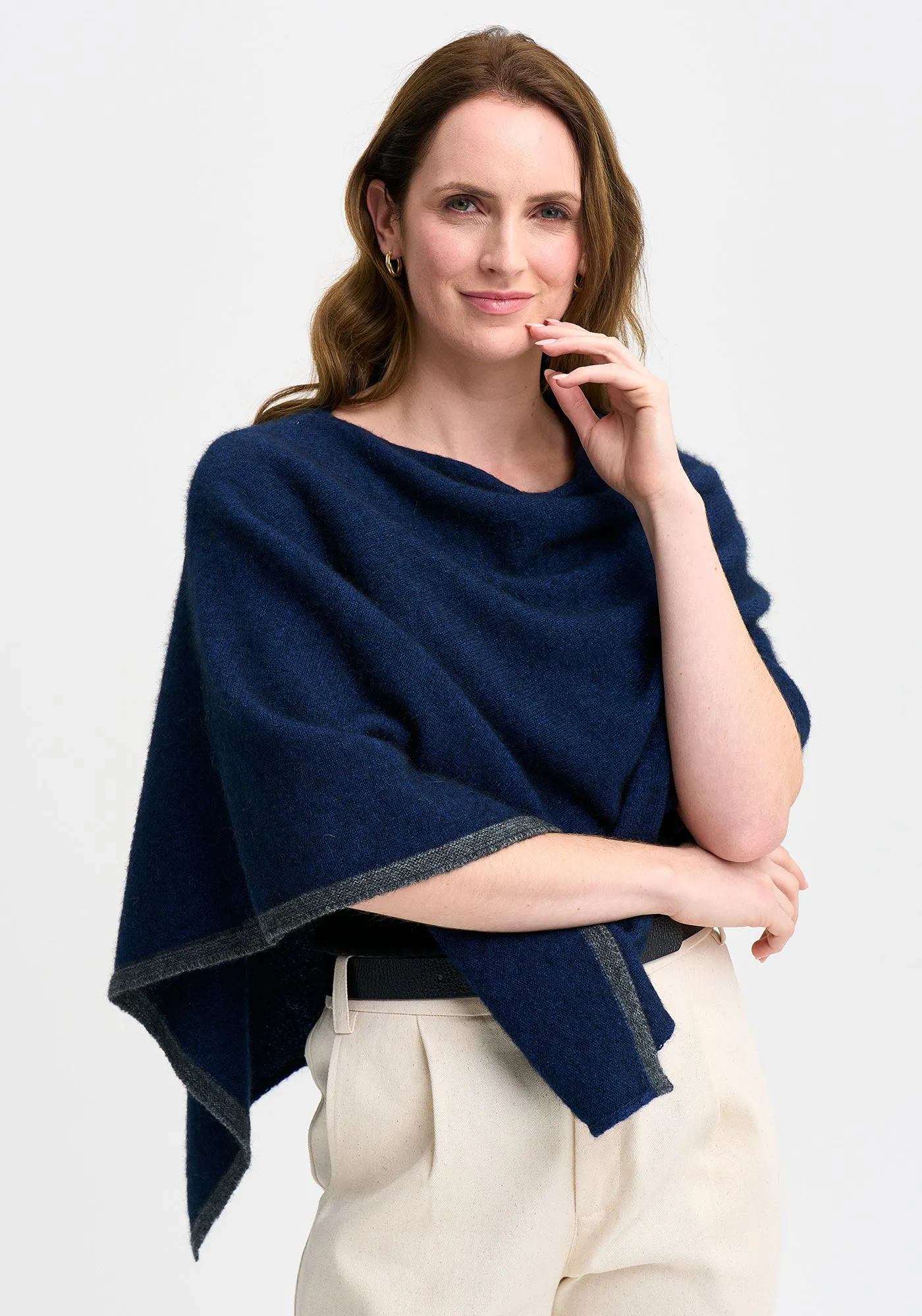 Two Tone Poncho