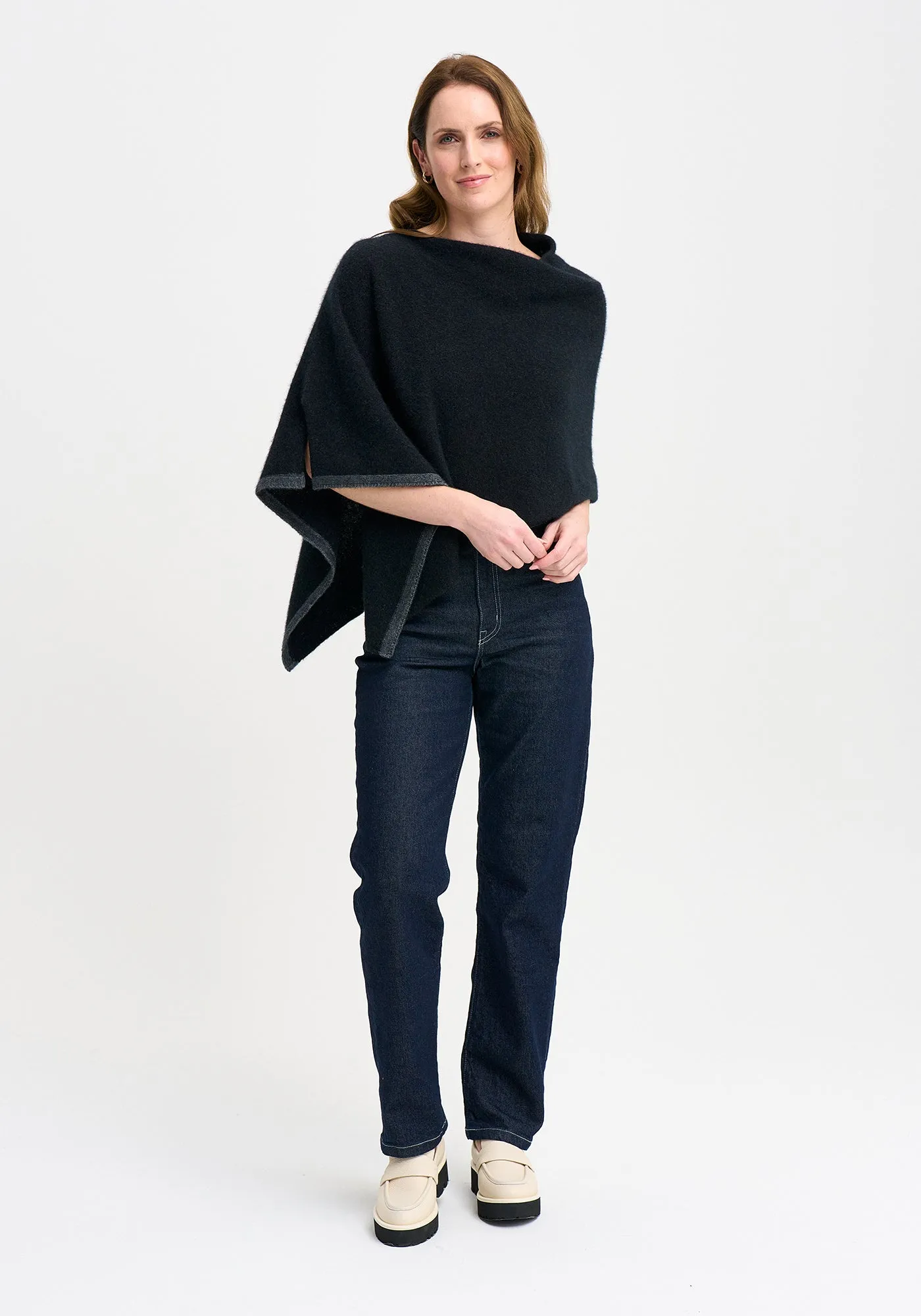 Two Tone Poncho