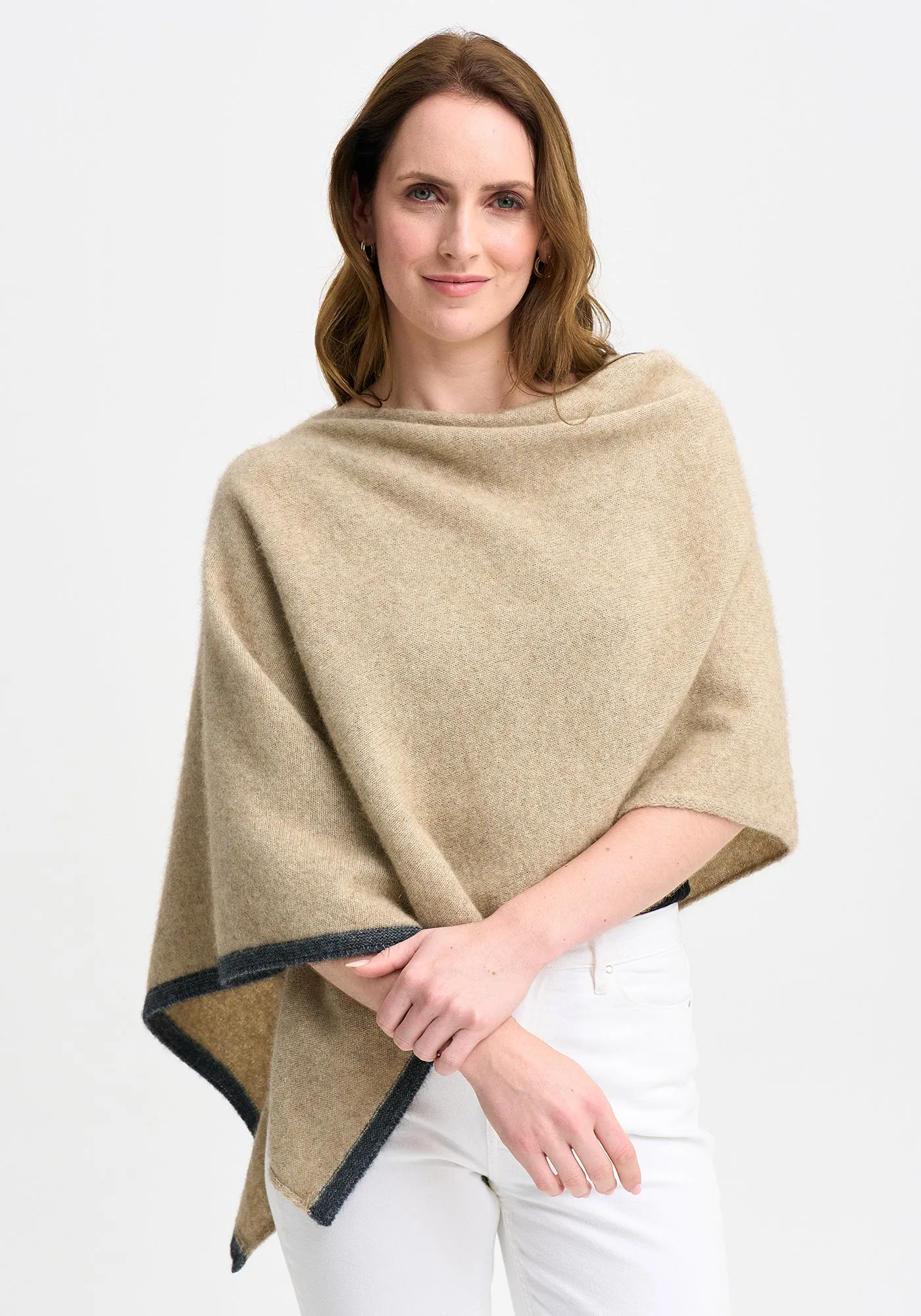 Two Tone Poncho