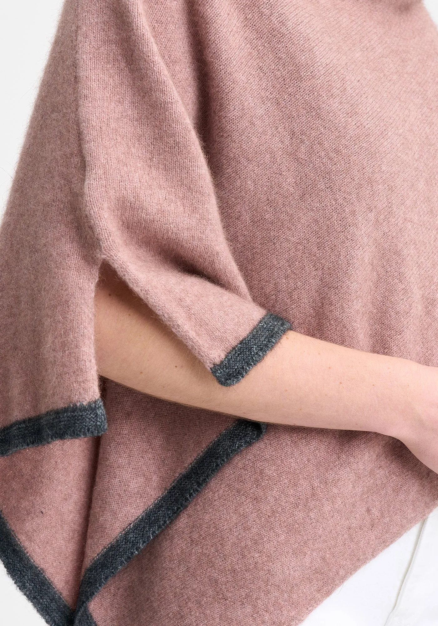 Two Tone Poncho