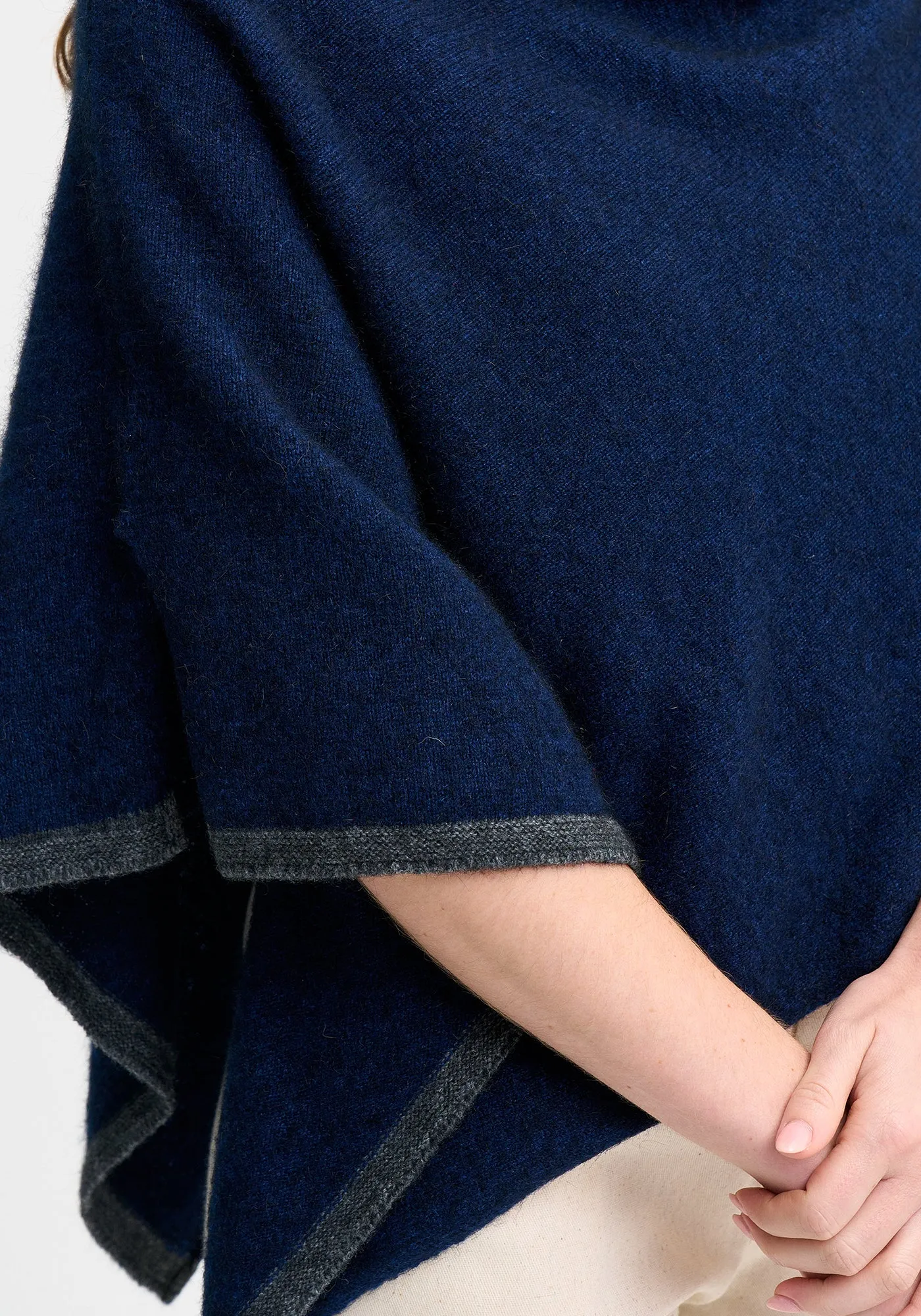 Two Tone Poncho