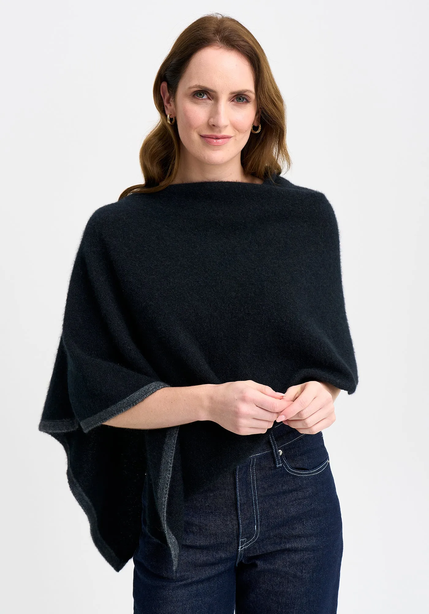 Two Tone Poncho