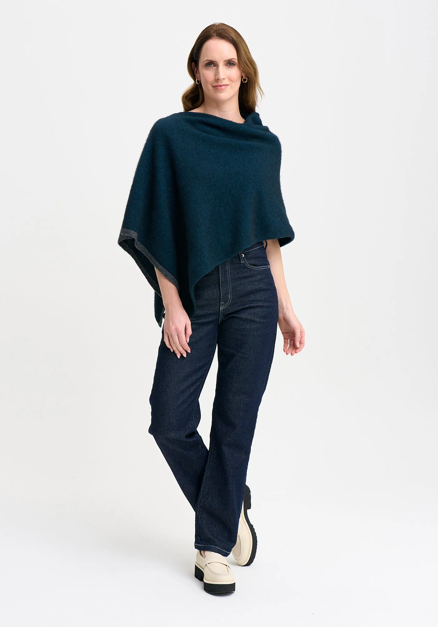 Two Tone Poncho