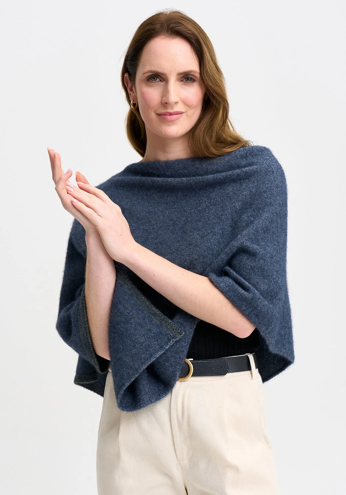 Two Tone Poncho