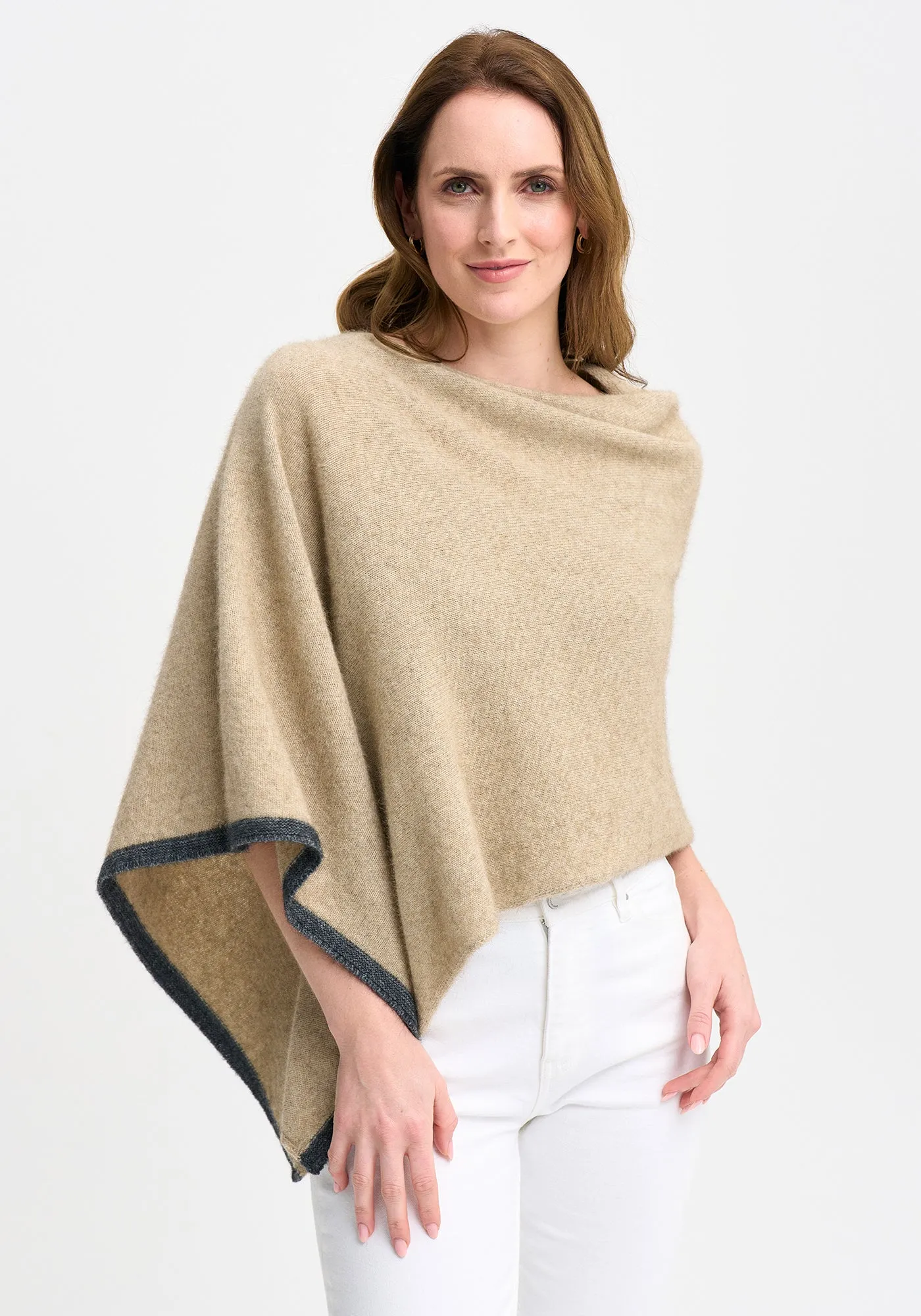 Two Tone Poncho