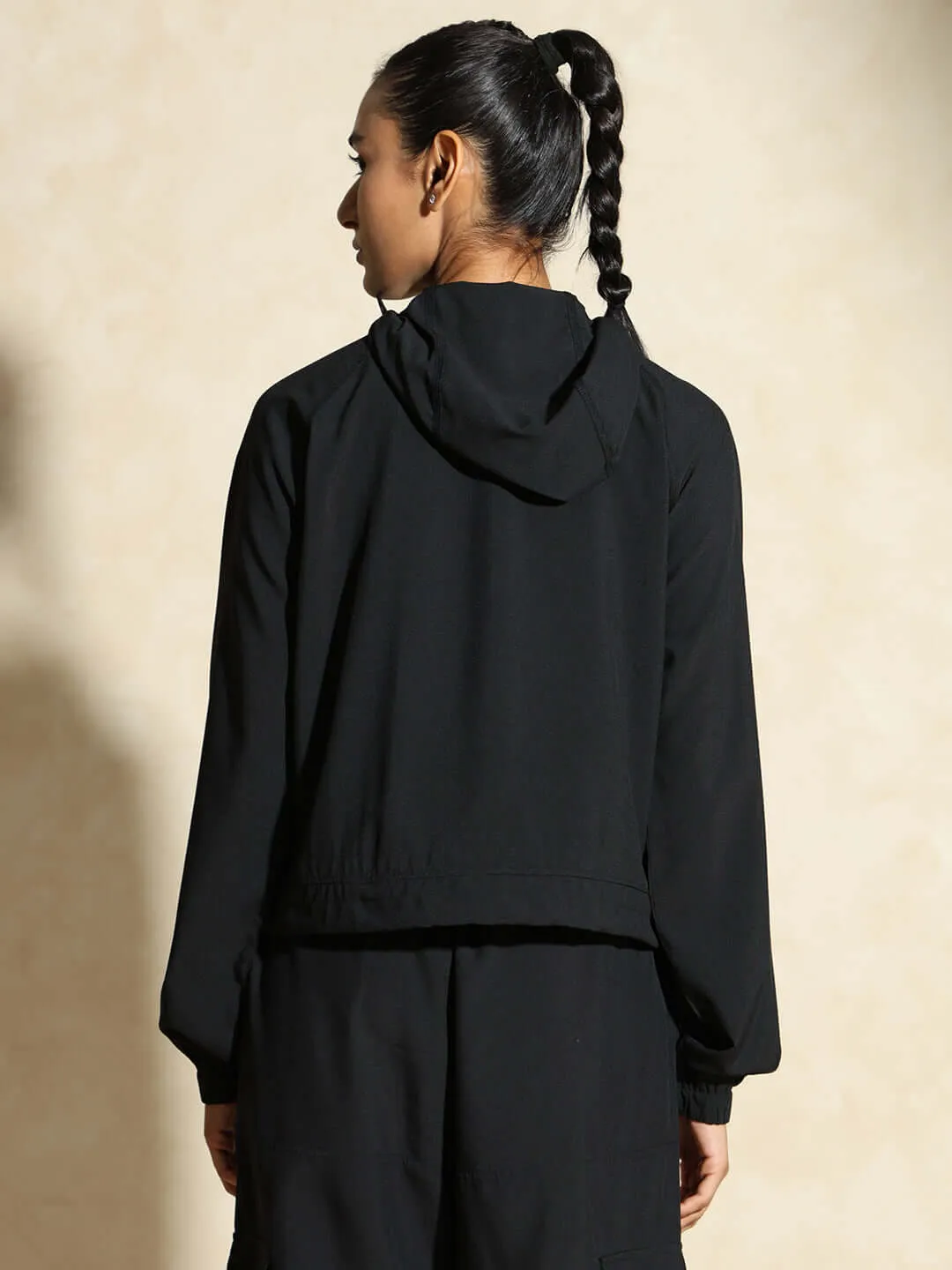 Utility Cargo Jacket Black