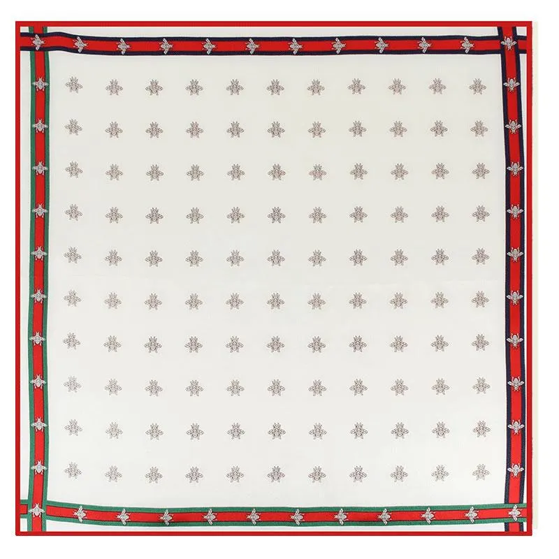 Various Fashionable Printed Square Silk Hair Scarf Head Scarf