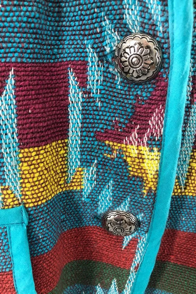 Vintage Turquoise Southwest Blazer