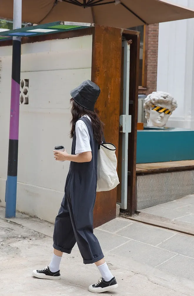 Wei Shang 2022 new women's Korean straight pants waist wide leg work jumpsuit