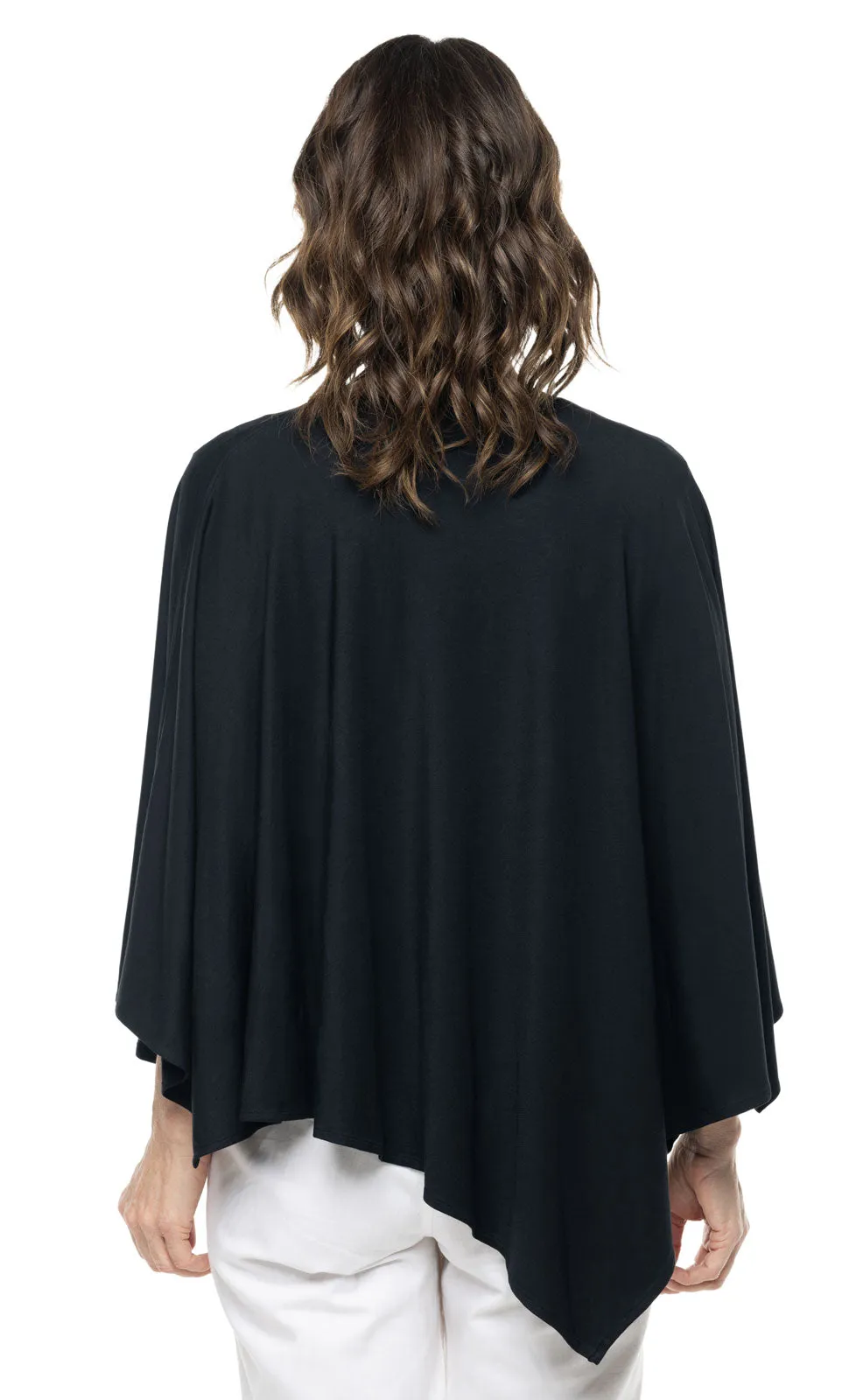 Women's Tama Poncho | Black