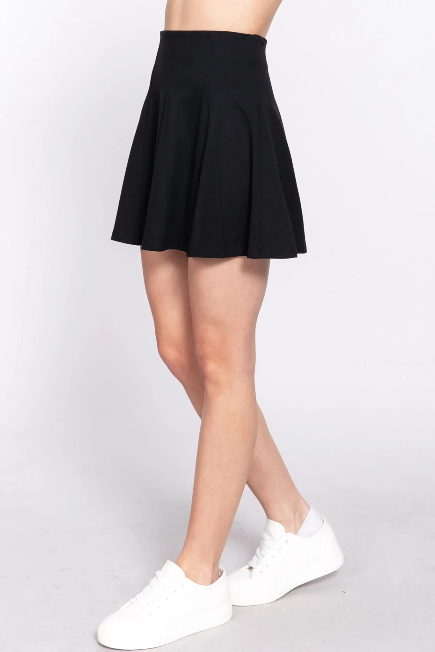 Women's Versatile Ponte Mini Skater Skirt