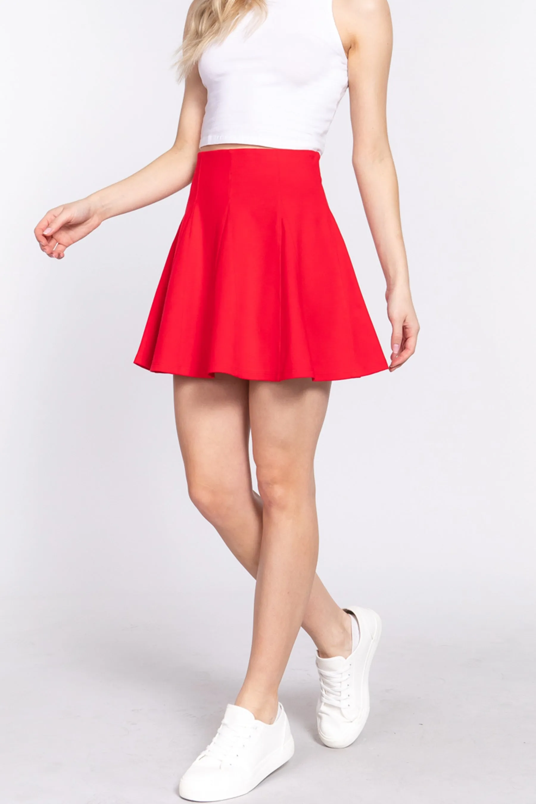 Women's Versatile Ponte Mini Skater Skirt
