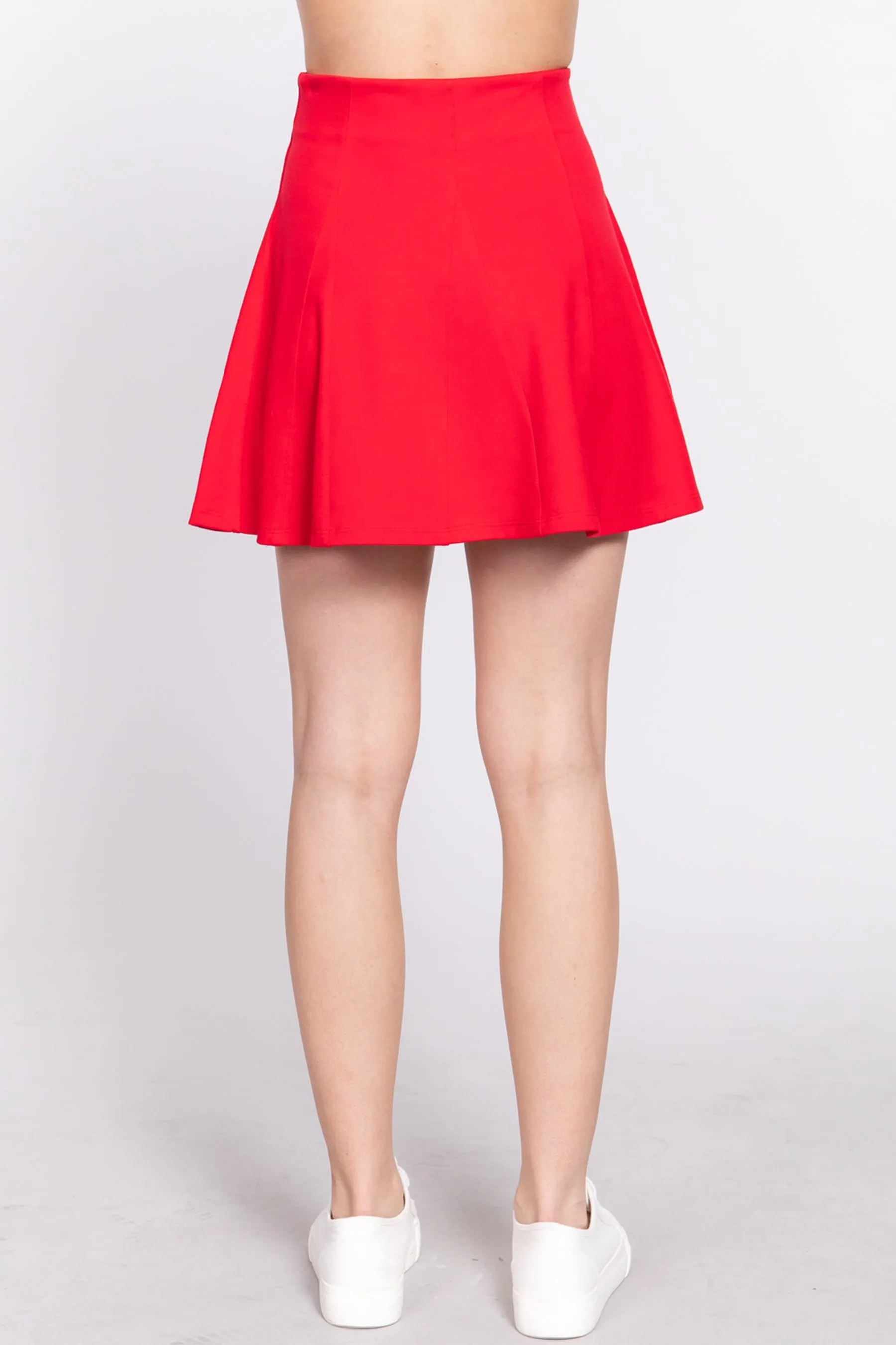 Women's Versatile Ponte Mini Skater Skirt