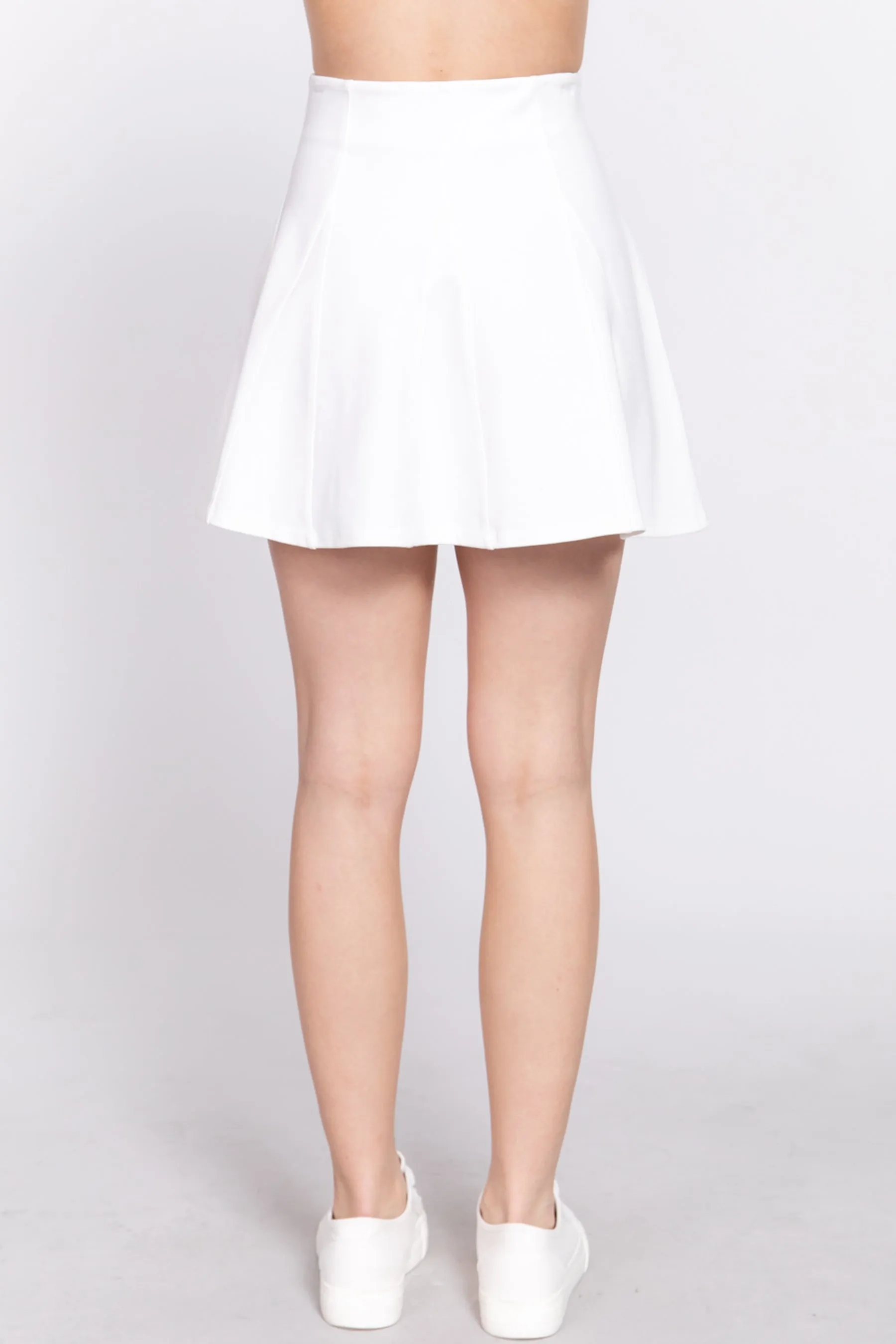 Women's Versatile Ponte Mini Skater Skirt