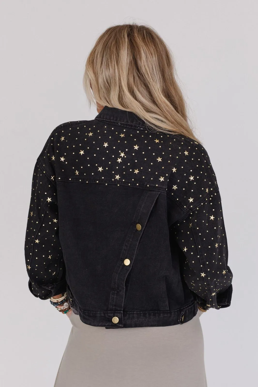 Written In The Stars Denim Jacket - Black